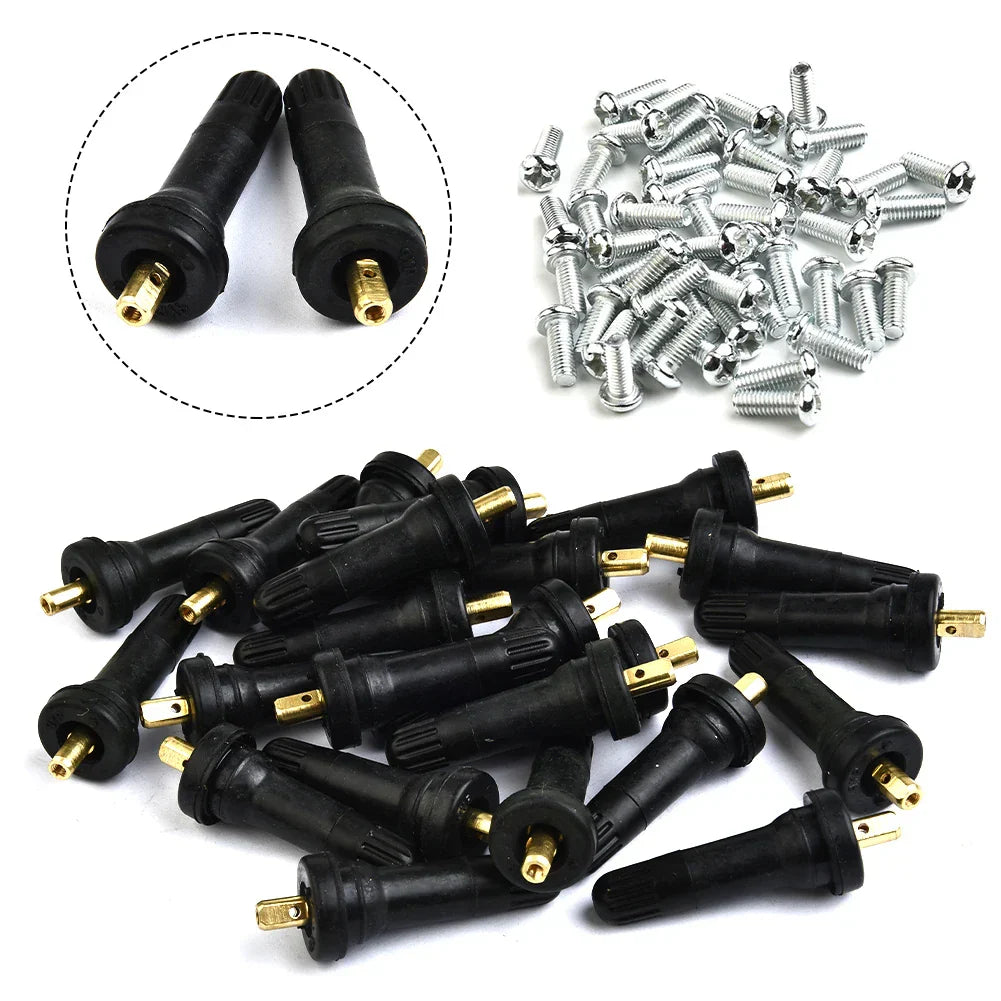 50pcs TPMS Tire Pressure Sensor Valve Stem Car