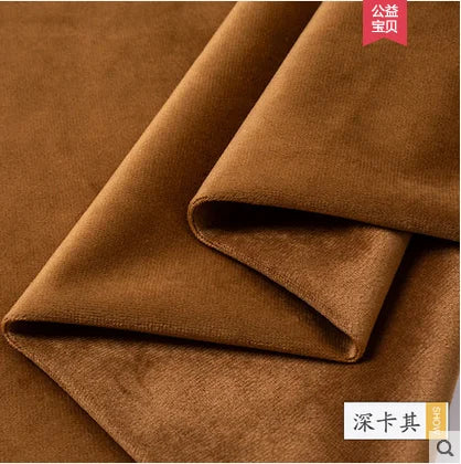 50x155cm Velvet Fabric Thicken Flannel Plush Sofa Fabric