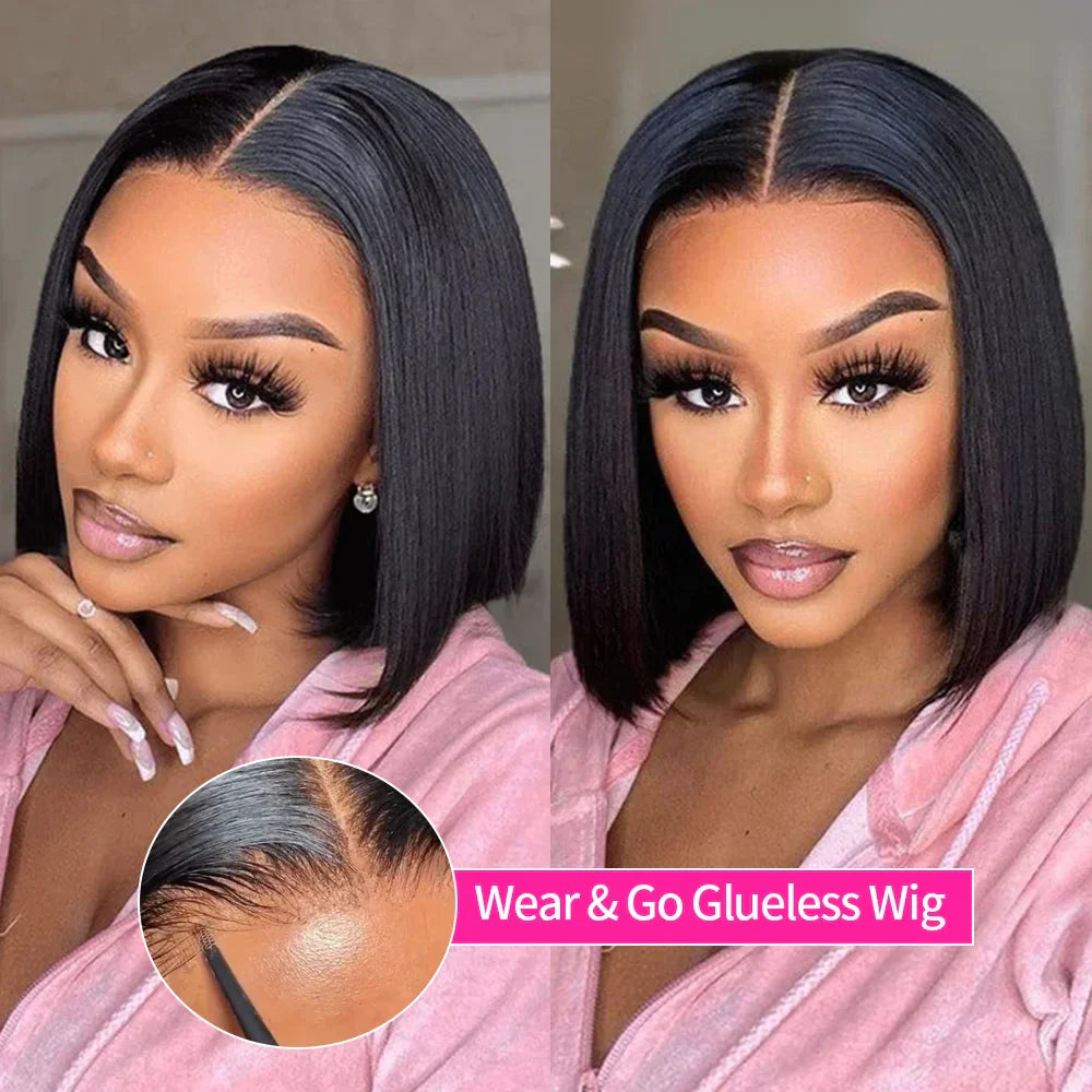 Wear Go Glueless Bob Wig Lace Front Human