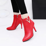 Botas Mujer Invierno Autumn Stiletto Thin High Heels