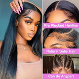 Straight Lace Front Wigs Human Hair 13x4 13x6