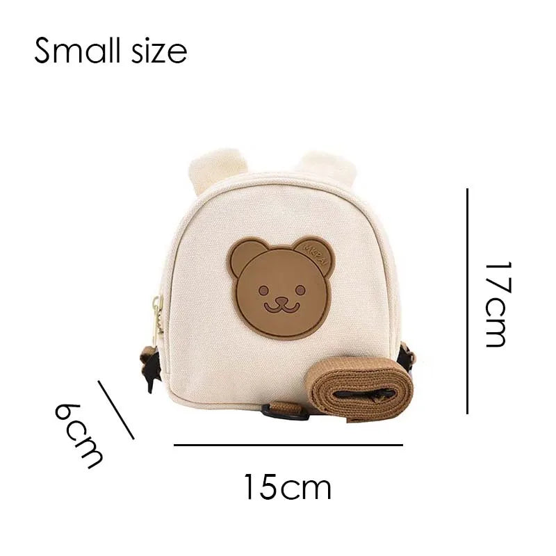 Korean Kids Backpack Round Kawaii Children's Handbags for