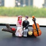 Car Decoration Cartoon Cute Couples Action Figure Figurines