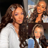 Body Wave Brown Glueless 13x6 HD Lace Frontal