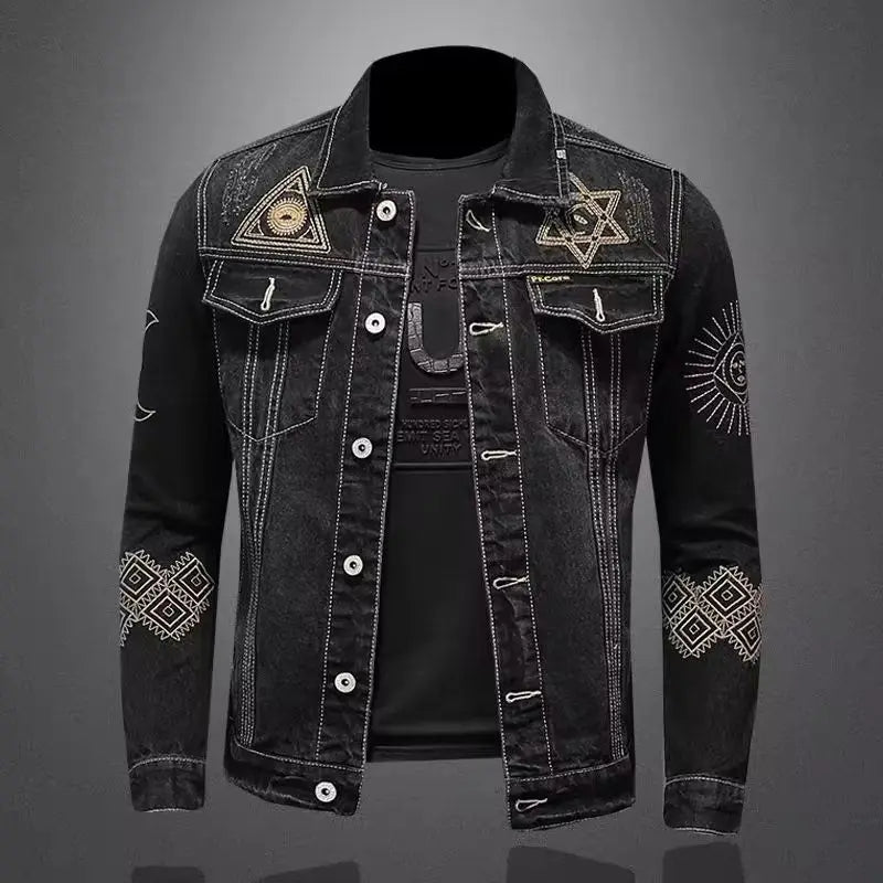 New Spring and Autumn Men's Denim Jacket Classic