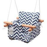 Multifunctional Wood Cloth Baby Swing Hanging Basket Young