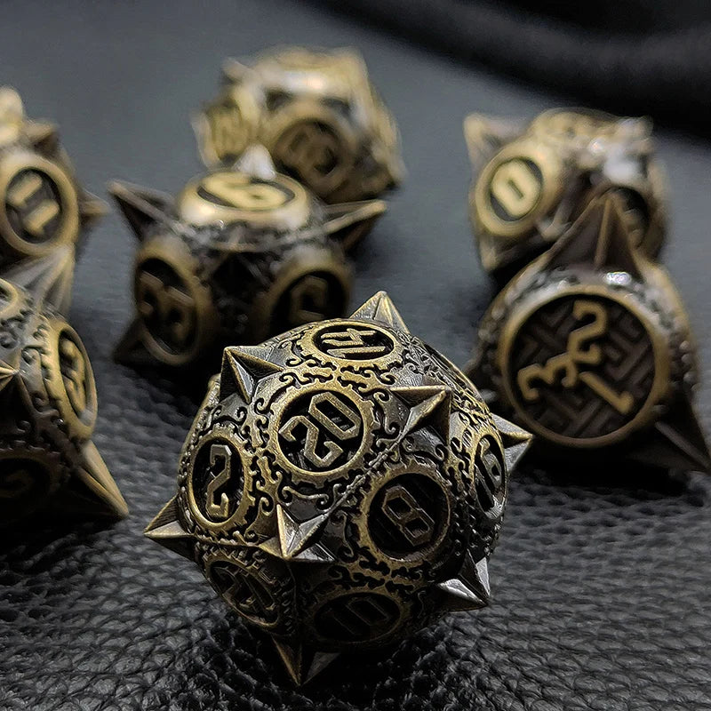 Special Offer Resin Metal Dice Set Sample With