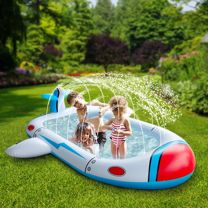 Inflatable Dinosaur Sprinkler Swimming Pool Children Bathub Outdoor