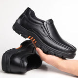 100 Genuine Leather Shoes Men Loafers Soft Cowhide