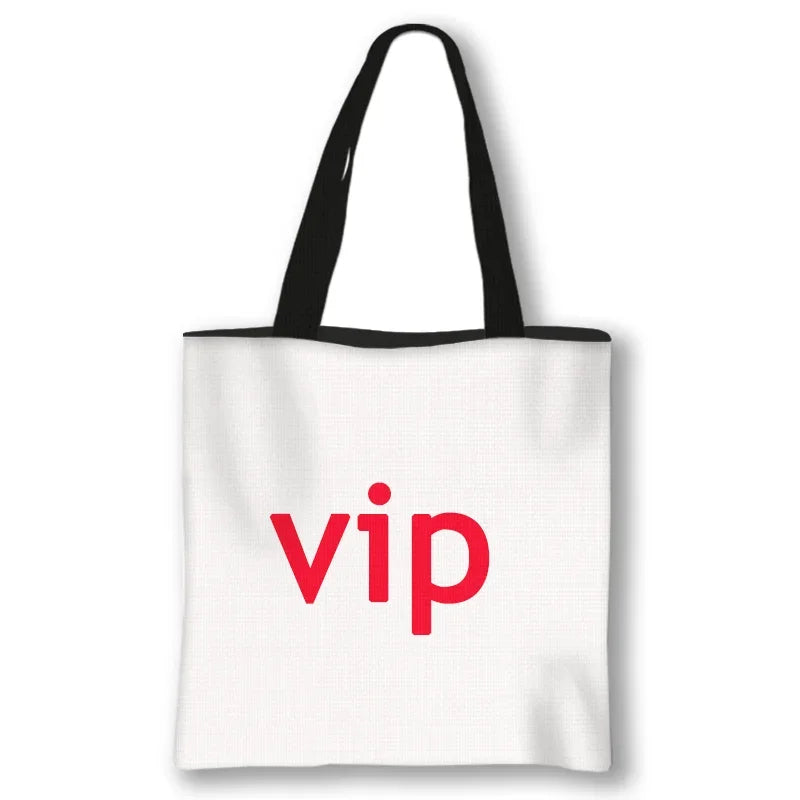 Personal Customize Women Tote Bag Linen Canvas Bag