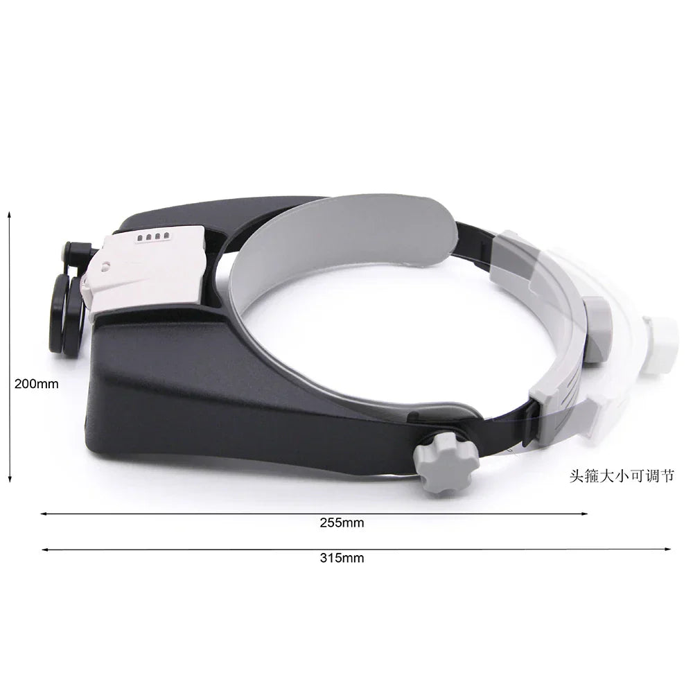 17X Headband Adjustable Magnifier Eye Glasses Magnifying Glasses