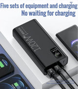 120W super fast charging 30000 mAh power bank