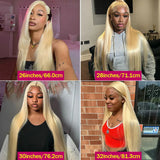 Links 250% HD Straight 613 Blonde 13x6 13X4
