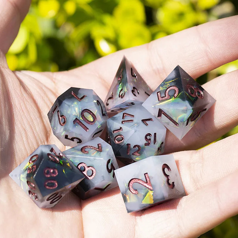 MINI PLANET Resin Dice With Sharp Edge For