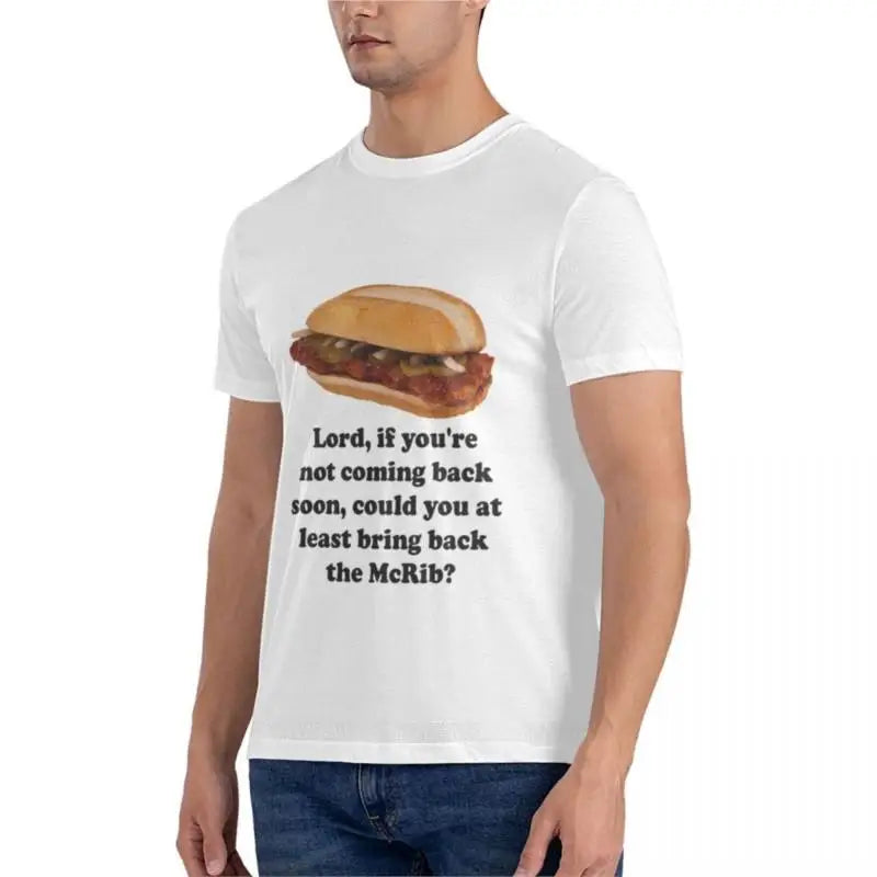 Bring Back The McRib Classic T-Shirt plain white