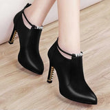 Botas Mujer2019new Winter Boots Women Shallow Round Toe