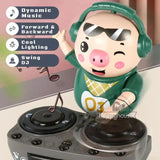 Electronic DJ Light Music Dancing Pig Toy Musical
