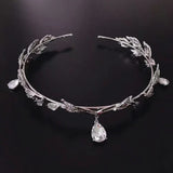 Luxury Gold Colors Rhinestone Tiaras Headbands for Women