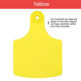 100Pcs Animal Cow Ear Tag Identification Card Label