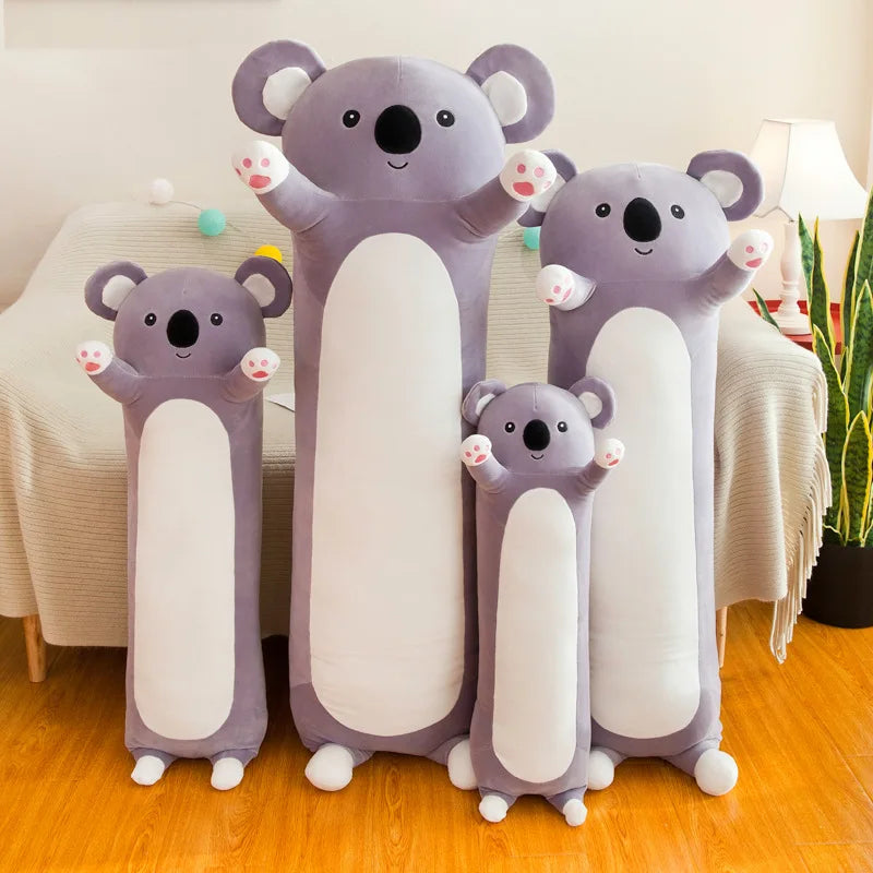 65~120cm Kawaii Koala Panda Long Plush Doll Stuffed