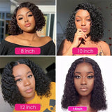 Brazilian Deep Wave Bob Wig 13x4 Lace Frontal