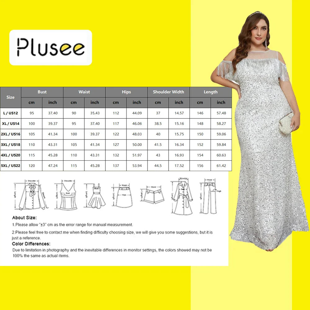 Plus Size Elegant Wedding Dresses For Women Sequin