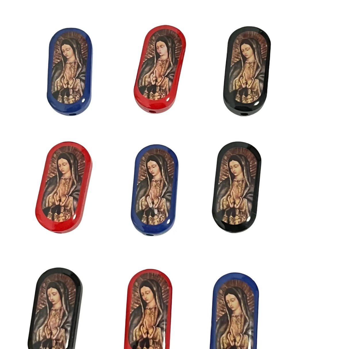 30 Pieces Religious Accessories Saint Mary DIY Wooden