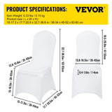 VEVOR 50 100Pcs Wedding Chair Covers Spandex Stretch