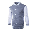 Jacket European Size Men's Stand Collar Baseball Shirt