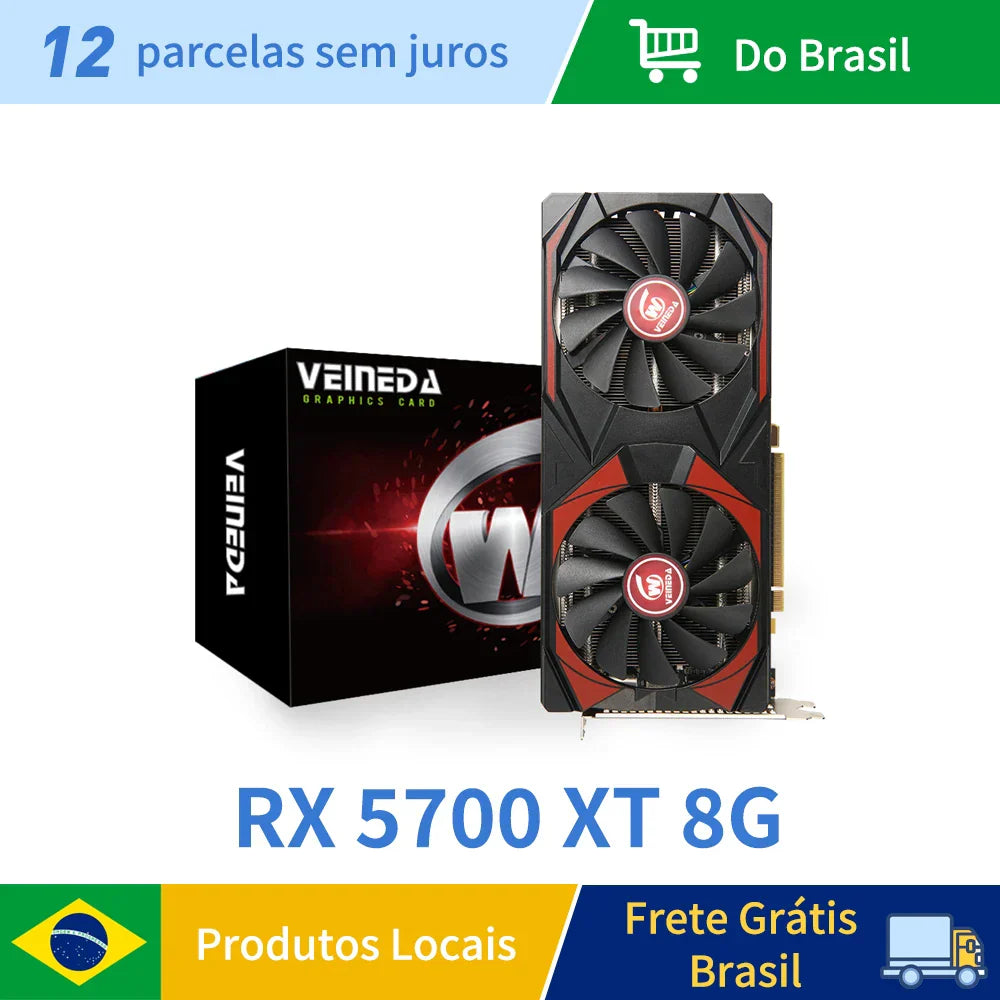 VEINEDARX 5700XT 8G 256Bit GDDR6 Gaming Graphics Card