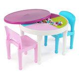 Kids 2-in-1 Plastic Dry Erase and Activity Table