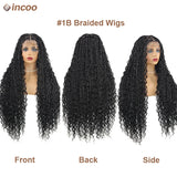 Long 32 Boho Braided Full Lace Front Wigs