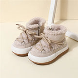 GT-CECD New Autumn/Winter Baby Boots Warm Plush Rubber