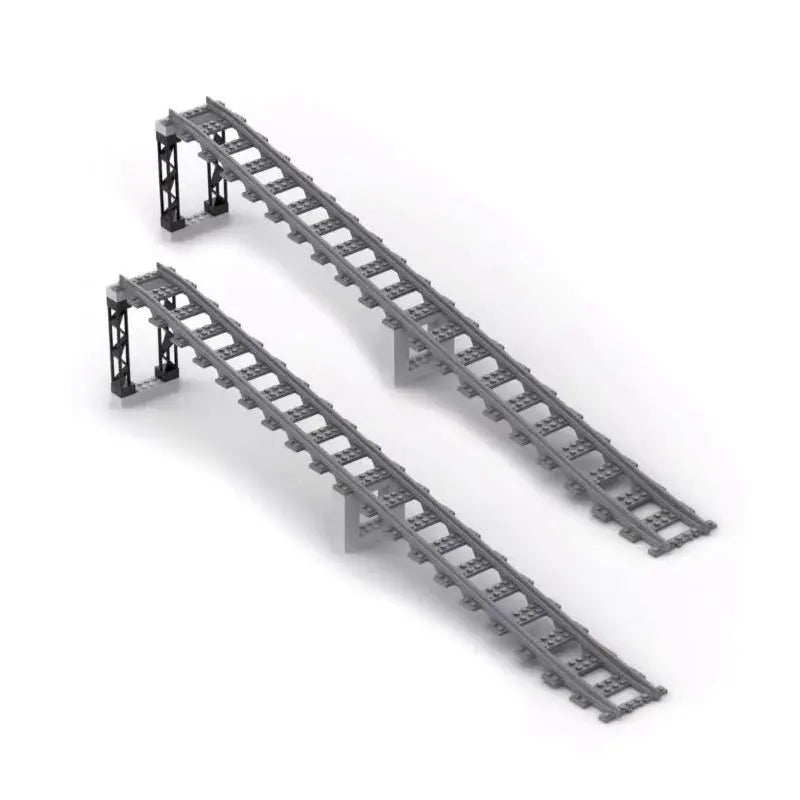 City Train Track Building Block Set 100PCS Soft