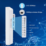 KuWfi 300Mbps Wifi Router Outdoor Wireless Bridge 2.4G