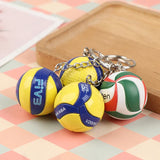 1xFashion PVC Volleyball Keychain Ornaments Business Volleyball Gifts