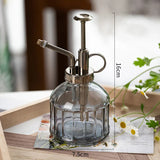 Glass Embossed Air Pressure Gardening Small Watering Can