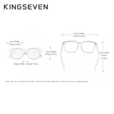 KINGSEVEN New Round Sunglasses Men‘s Outdoor Polarized UV400 Glasses Fashion HD Mirror Lens TR90 Women Luxury Driving Eyewear