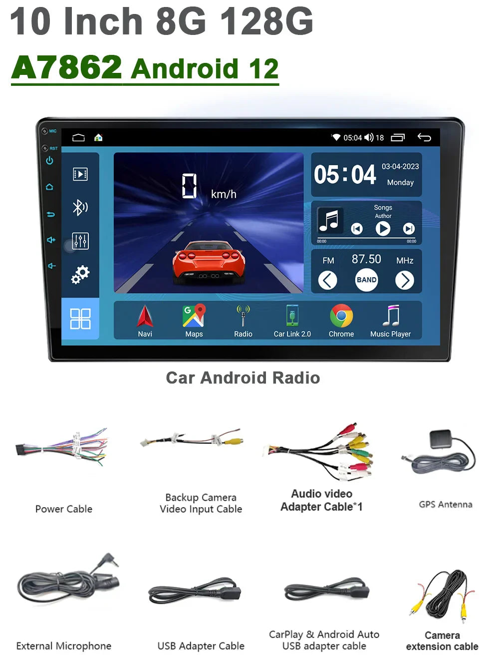 A7870 Android 13 Car Radio Automotive Multimedia Player