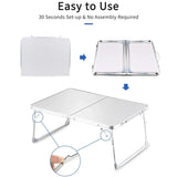 Folding Laptop Desk, Portable Foldable Camping Table, Mini