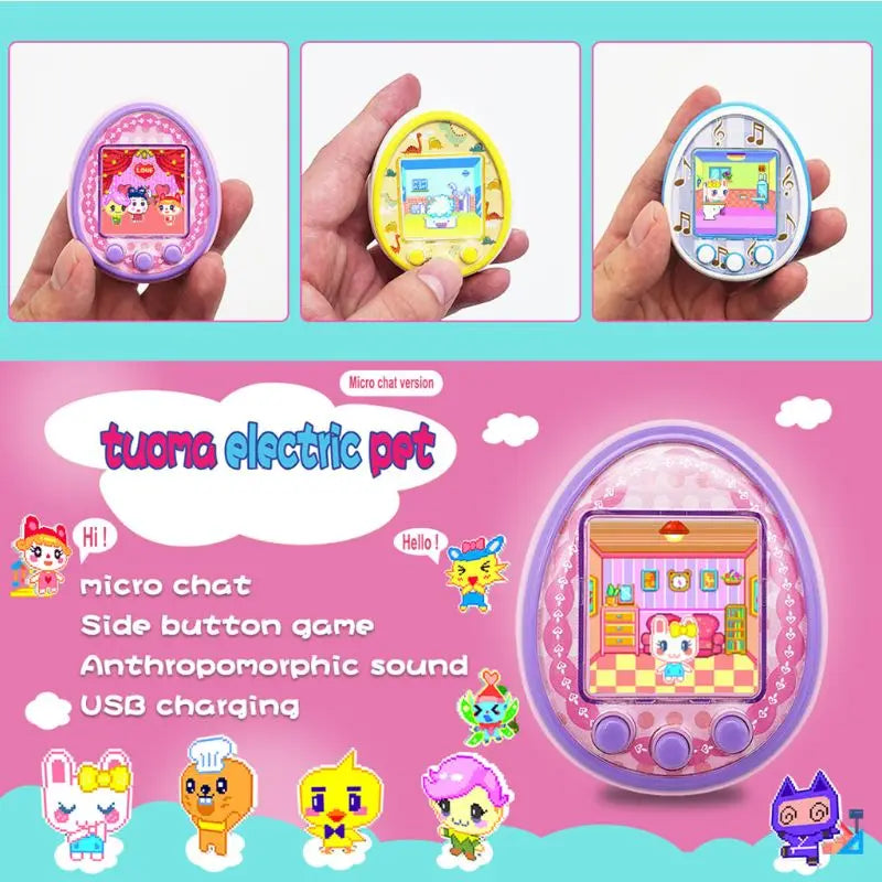Mini Electronic Pets Toys 8 Pets in 1