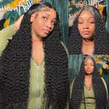 Curly 30 inch Lace Front Human Hair Wig