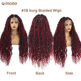 32" Butterfly Loc Full Lace Front Braided Wig