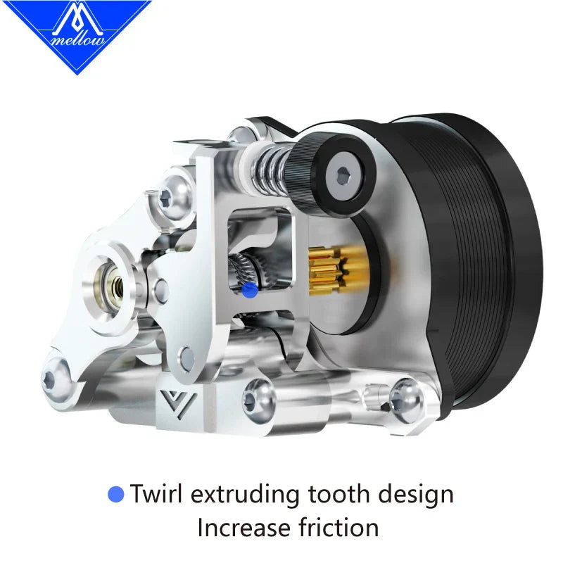 Mellow CNC All Metal Vz-Hextrudort-Low/WC Extruder With 8T/10T