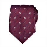 ties for men 2024 Luxury Wine Red Groom