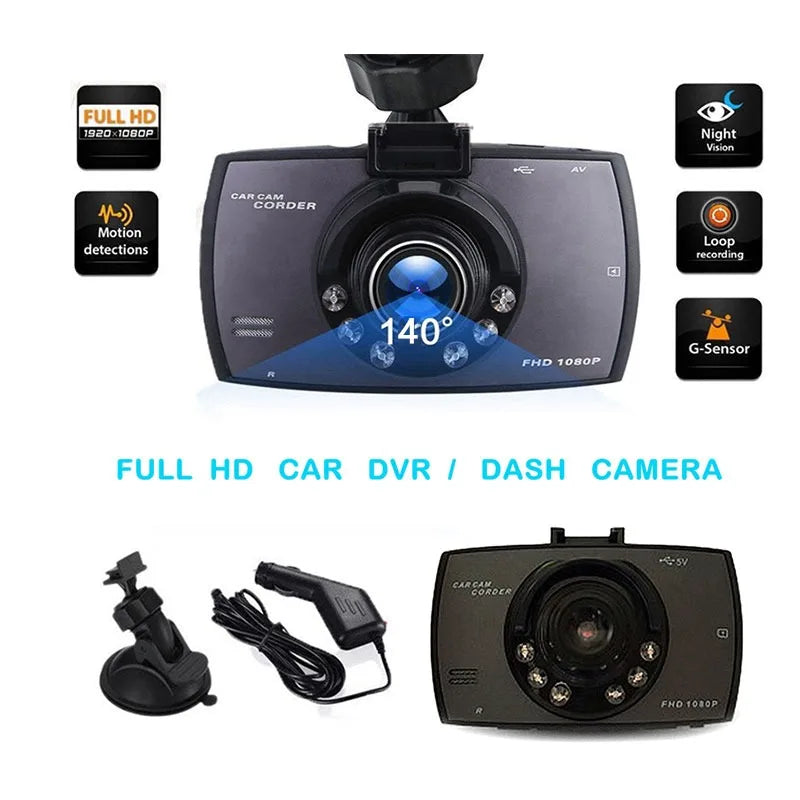 G30 Car DVR Dash Cam Full HD 1080P