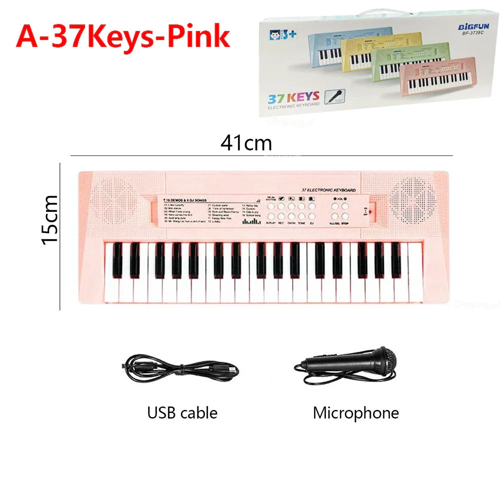 37 Keys Kids Electronic Piano Organ keyboard with