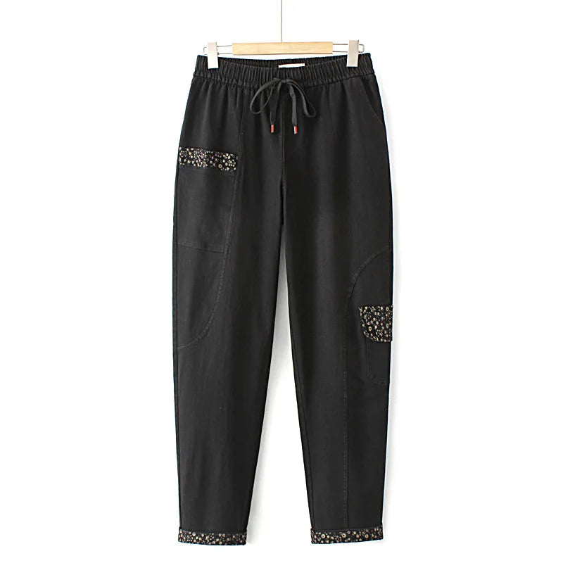 Plus Size Jeans Womens Clothing Fall Letter Print