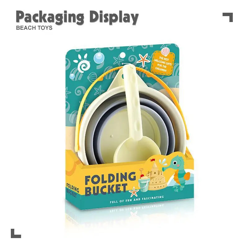 Collapsible Beach Sand Toys Kids Travel Beach Toys
