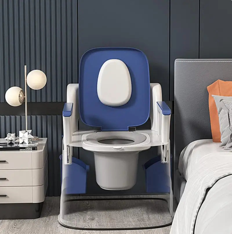 Movable Toilet Seat Chair Adult Commode For Elderly